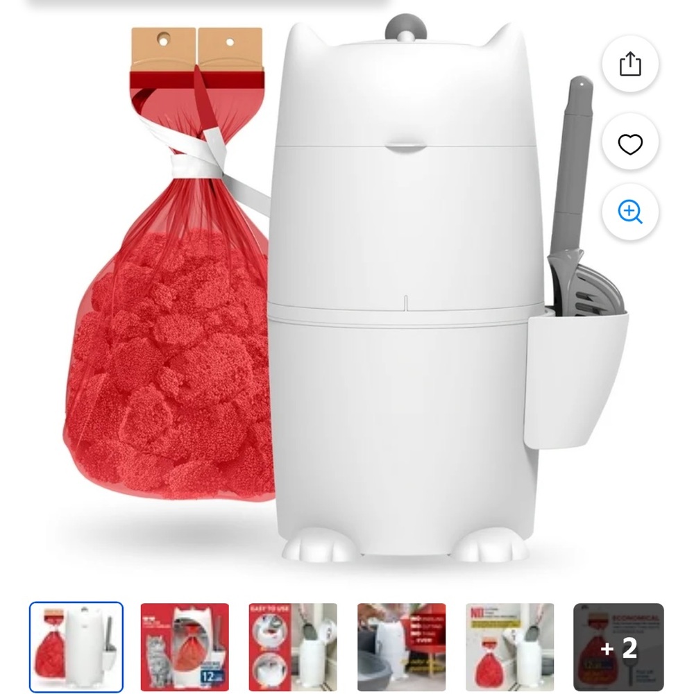 Red Rocket Kitty Twist'r Litter Disposal & REFILL bags